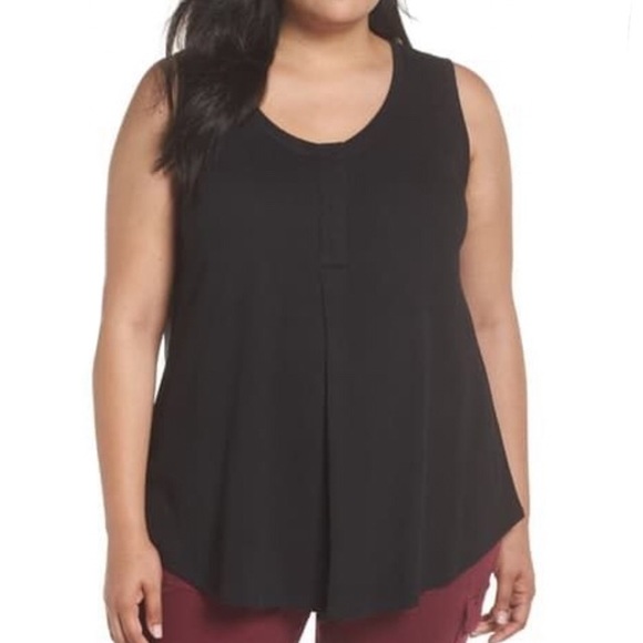 Caslon Tops - NWT Caslon | Plus Size Roundneck Drape Tank Top